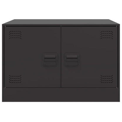 vidaXL Coffee Table Black 67x50x44 cm Steel 6