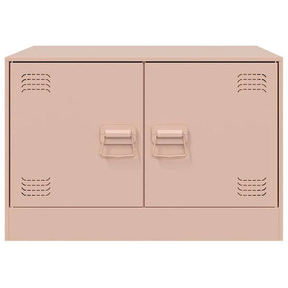vidaXL Coffee Table Pink 67x50x44 cm Steel 6