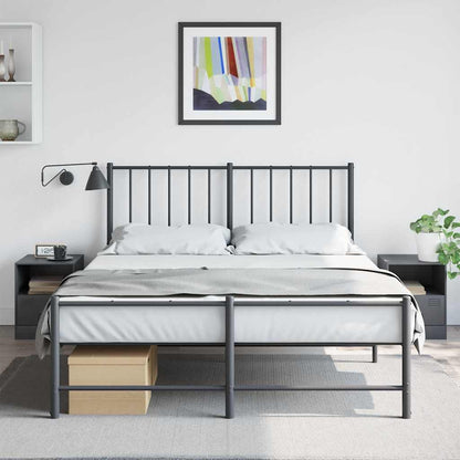 vidaXL Bedside Cabinets 2 pcs Anthracite 34.5x39x44 cm Steel 1