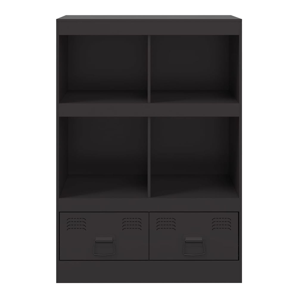 Highboard 67x39x95 cm Steel Black