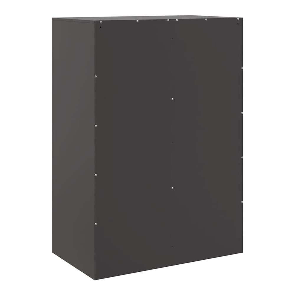 Highboard 67x39x95 cm Steel Black
