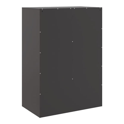 Highboard 67x39x95 cm Steel Black
