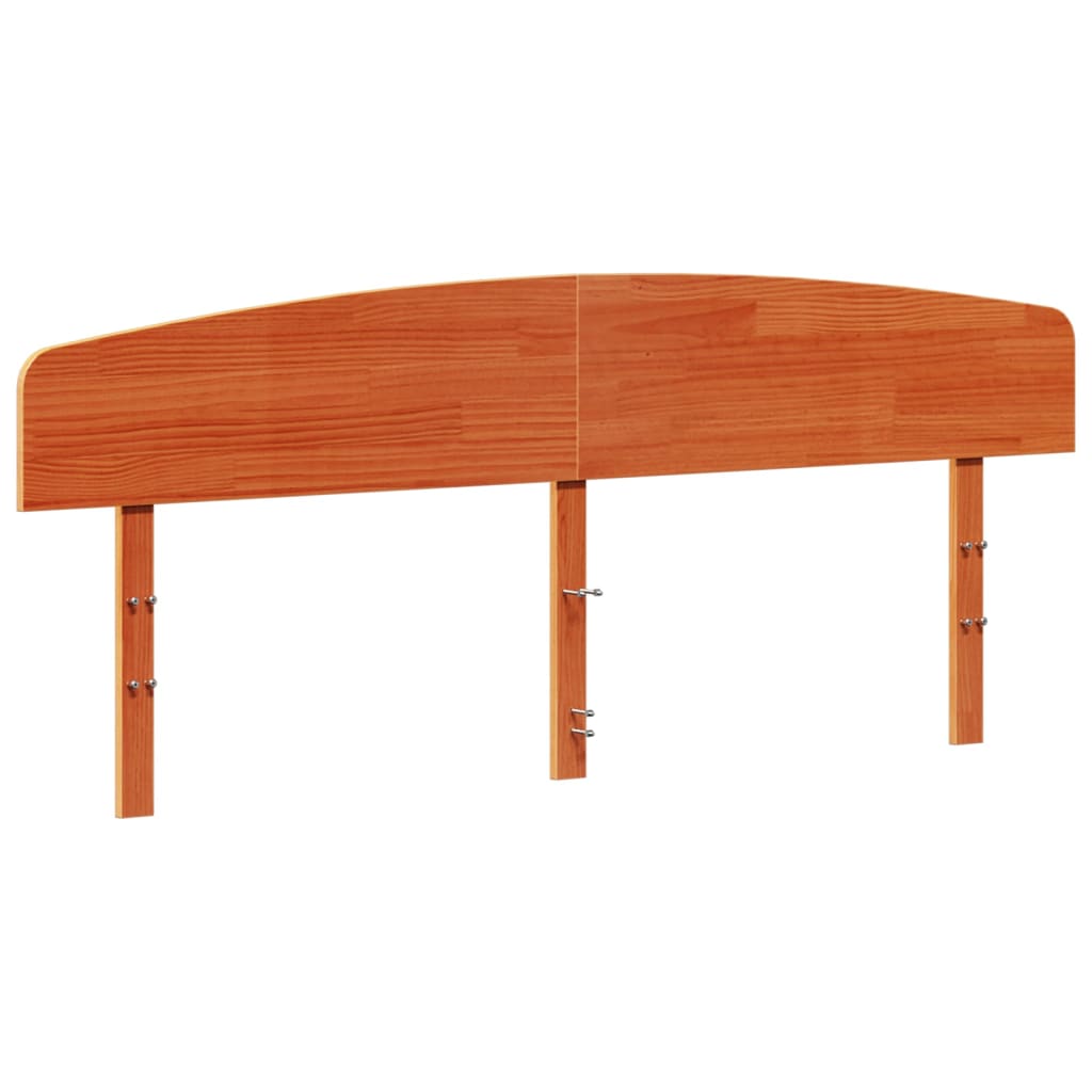 vidaXL Headboard Wax Brown 180 cm Solid Wood Pine 2