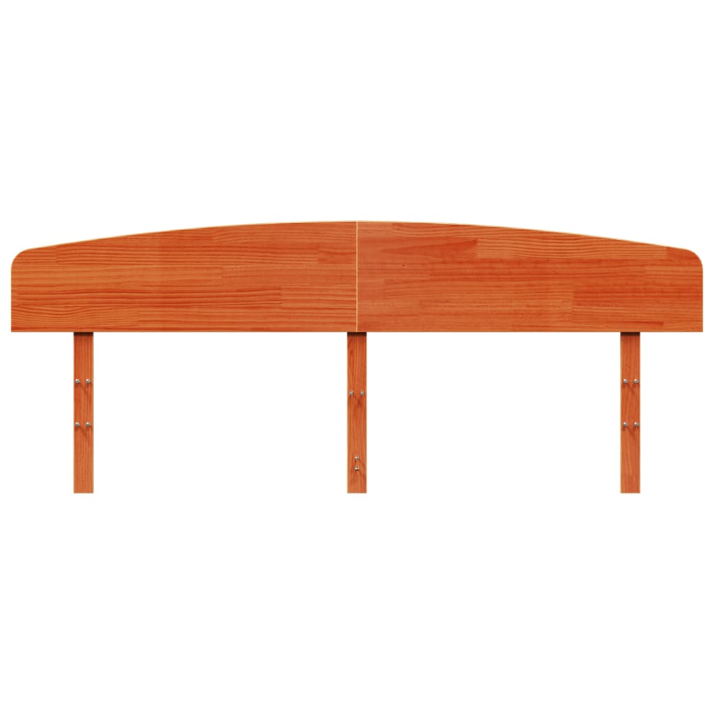 vidaXL Headboard Wax Brown 180 cm Solid Wood Pine 4