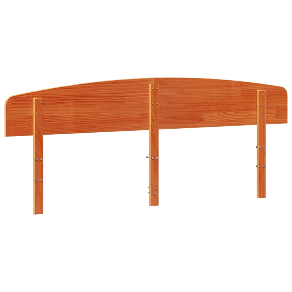 vidaXL Headboard Wax Brown 180 cm Solid Wood Pine 6