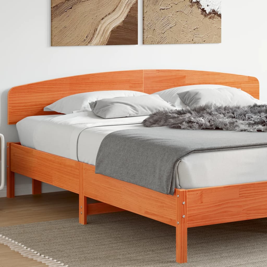 vidaXL Headboard Wax Brown 180 cm Solid Wood Pine 1