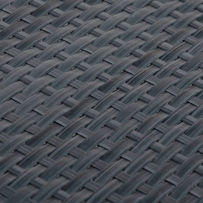 vidaXL Balcony Screen Anthracite 500x90 cm Poly Rattan 6
