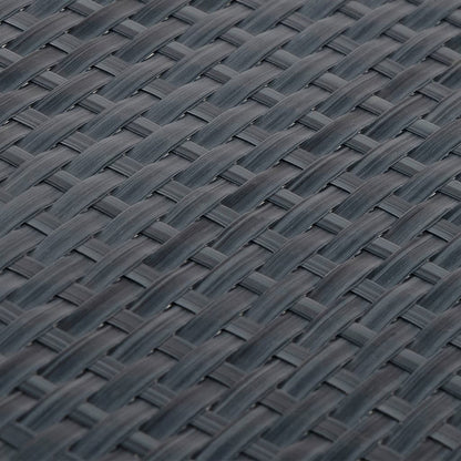 vidaXL Balcony Screen Anthracite 600x80 cm Poly Rattan 6