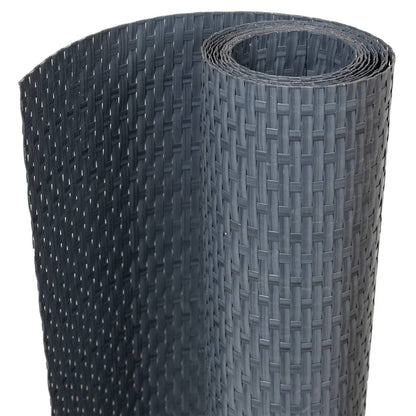 vidaXL Balcony Screen Anthracite 600x90 cm Poly Rattan 2