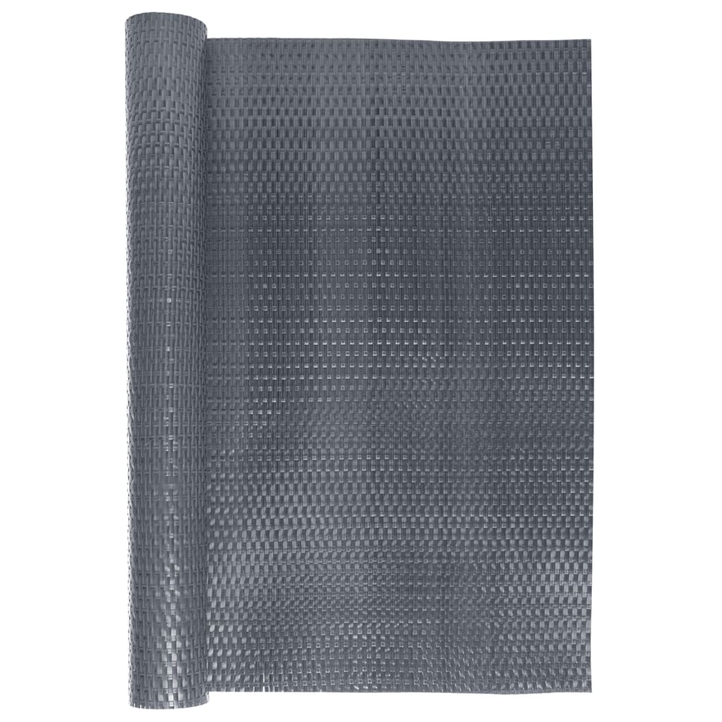 vidaXL Balcony Screen Anthracite 600x90 cm Poly Rattan 3