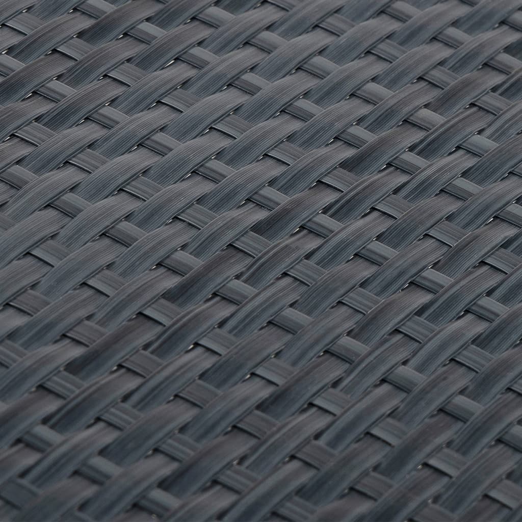 vidaXL Balcony Screen Anthracite 600x90 cm Poly Rattan 6