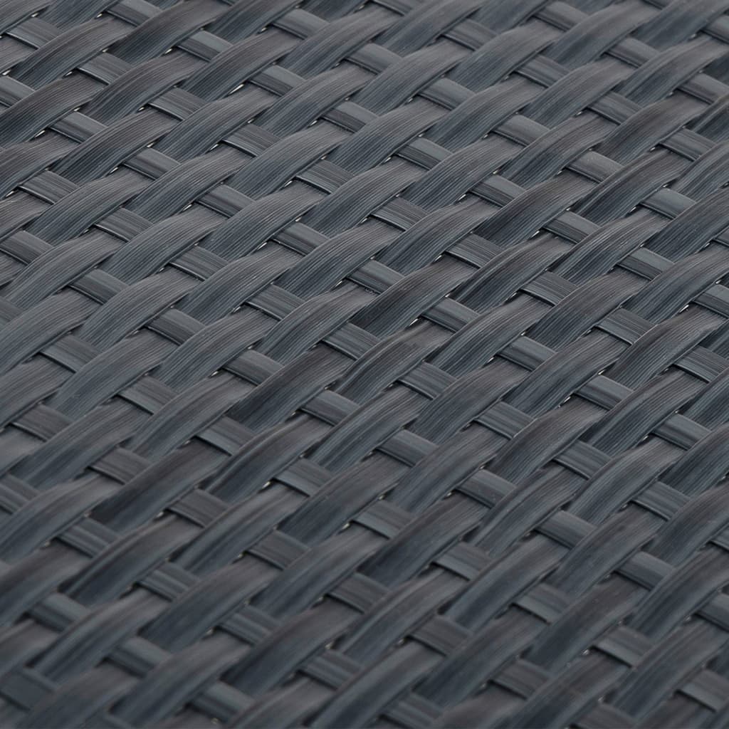 vidaXL Balcony Screen Anthracite 600x100 cm Poly Rattan 6