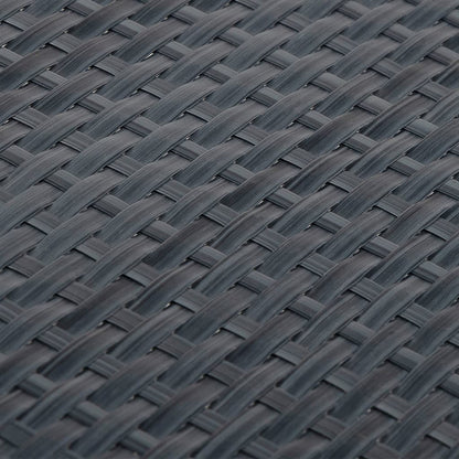 vidaXL Balcony Screen Anthracite 600x100 cm Poly Rattan 6