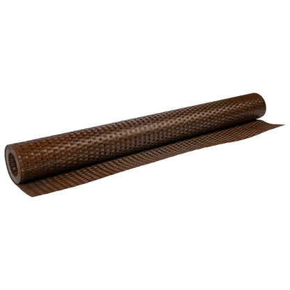 vidaXL Balcony Screen Brown and Black 600x80 cm Poly Rattan 5