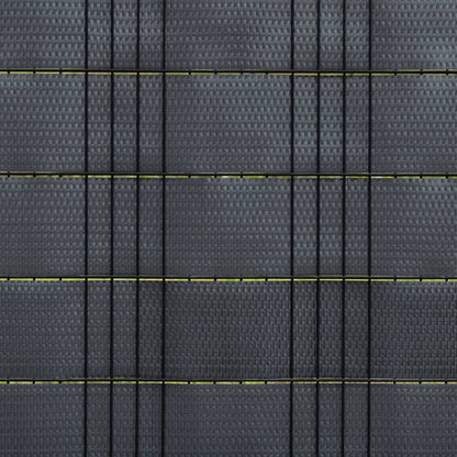 vidaXL Balcony Screens 10 pcs Anthracite 255x19 cm Poly Rattan 6