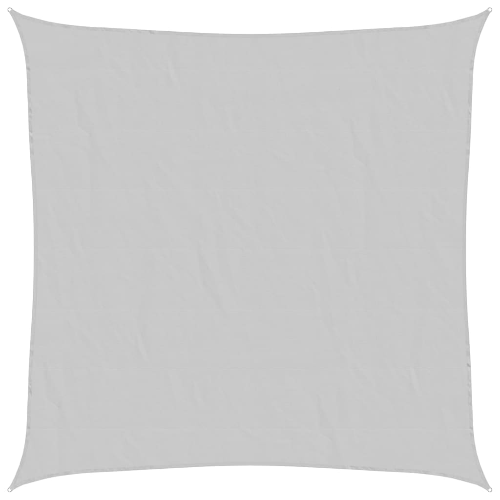 vidaXL Sun Shade Sail Light Grey 4x4 m 100% Polyester Oxford 2