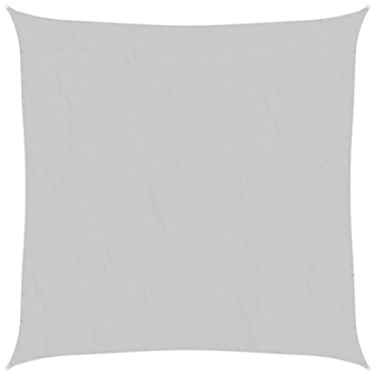 vidaXL Sun Shade Sail Light Grey 4x4 m 100% Polyester Oxford 2