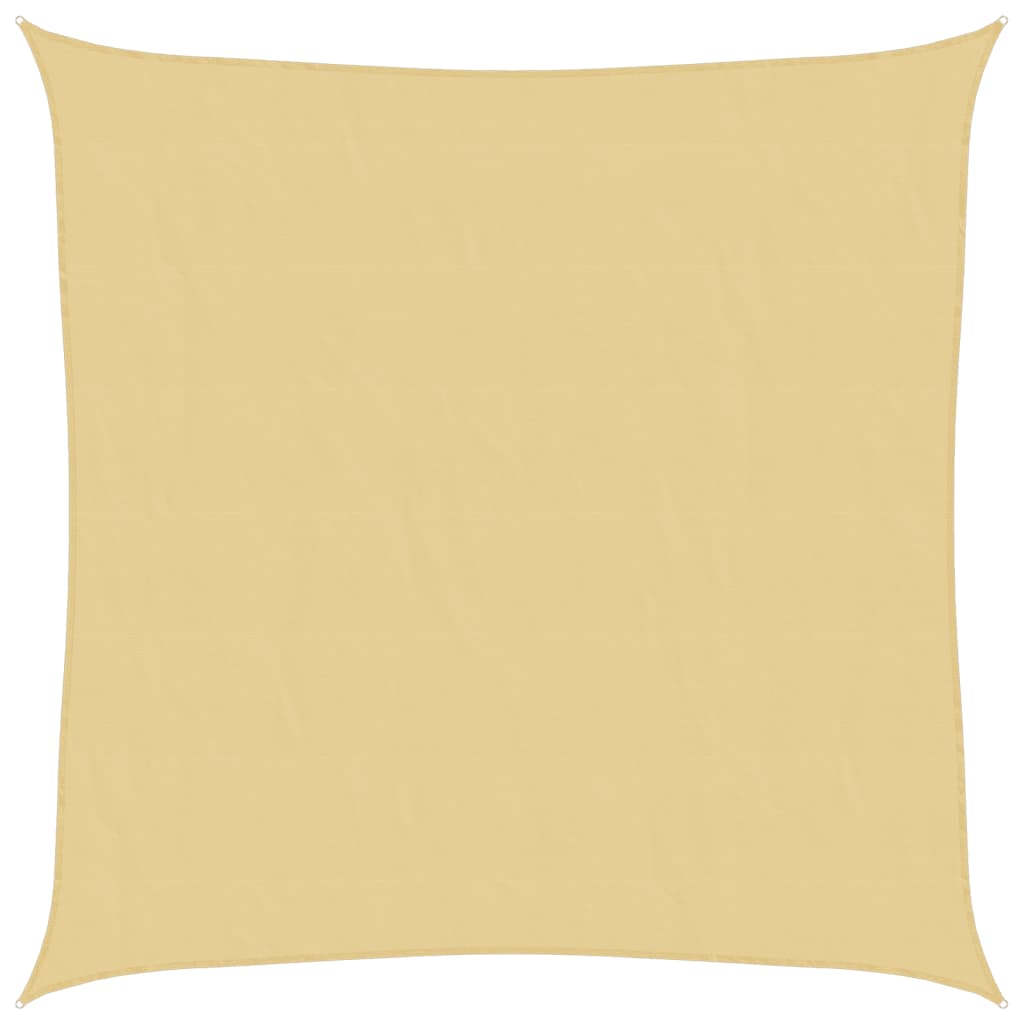 vidaXL Sun Shade Sail Sand 4x4 m 100% Polyester Oxford 2