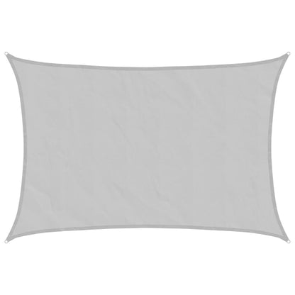 vidaXL Sun Shade Sail Light Grey 5x3 m 100% Polyester Oxford 2