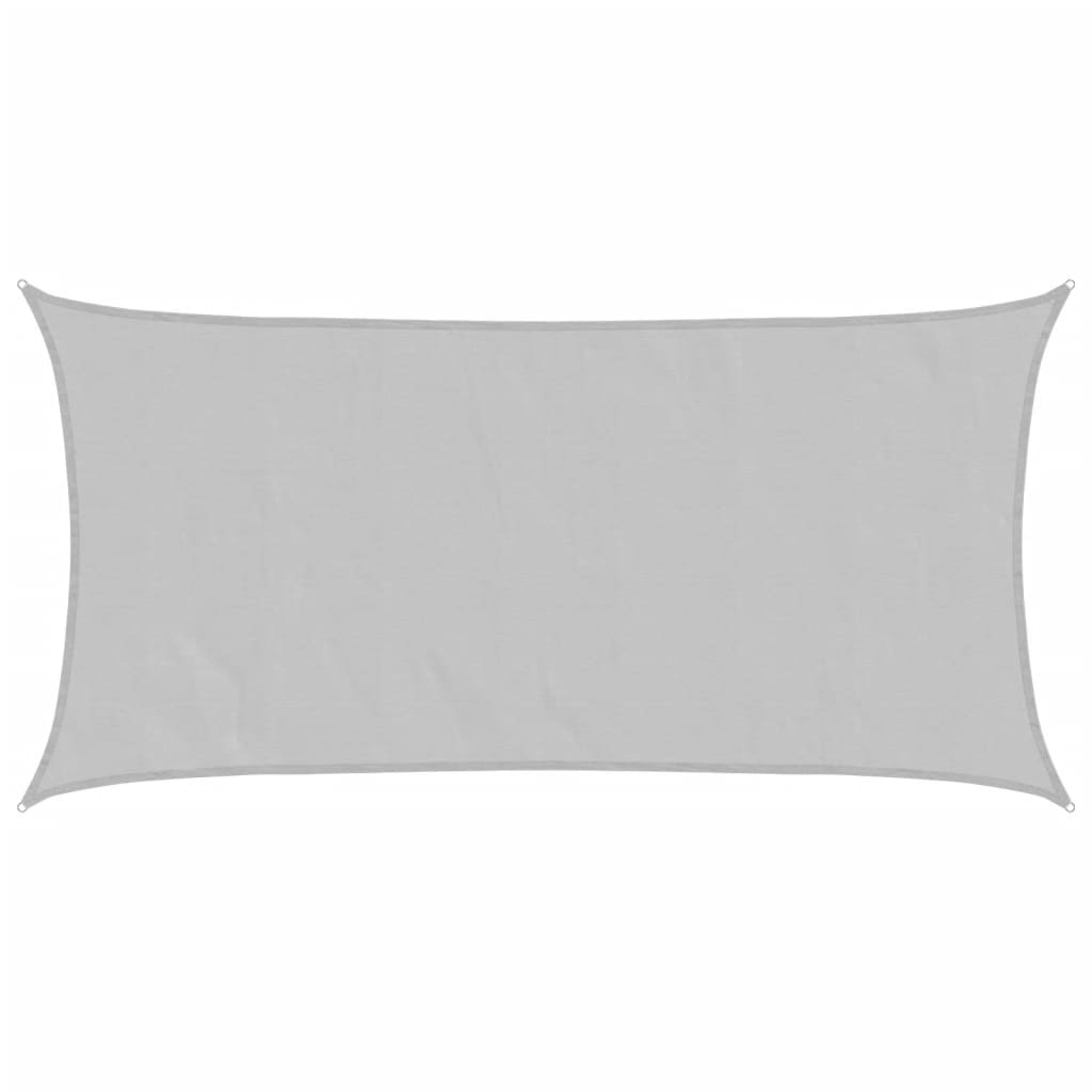 vidaXL Sun Shade Sail Light Grey 6x3 m 100% Polyester Oxford 2