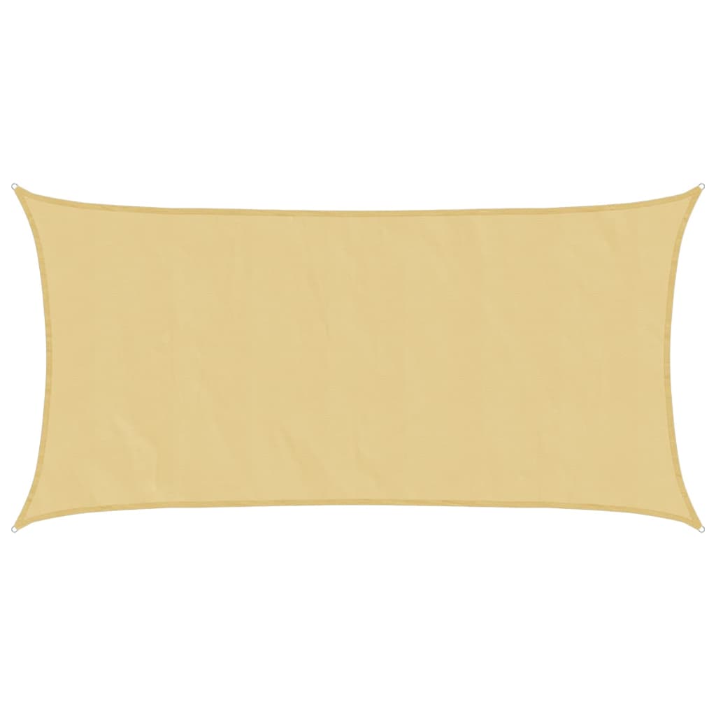 vidaXL Sun Shade Sail Sand 6x3 m 100% Polyester Oxford 2