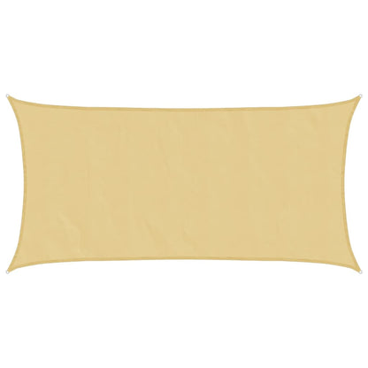 vidaXL Sun Shade Sail Sand 6x3 m 100% Polyester Oxford 2