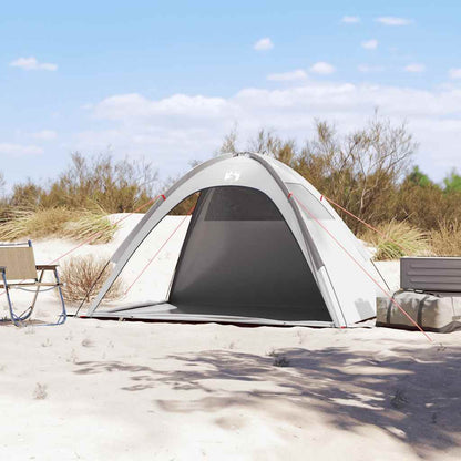 vidaXL Beach Tent Grey Waterproof 3