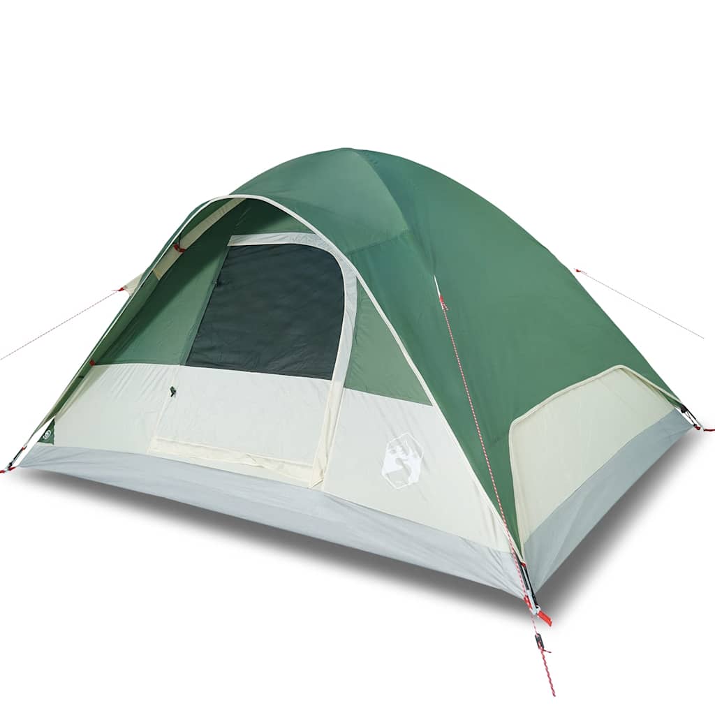 vidaXL Family Tent Dome 6-Person Green Waterproof 2