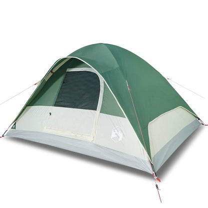 vidaXL Family Tent Dome 6-Person Green Waterproof 2