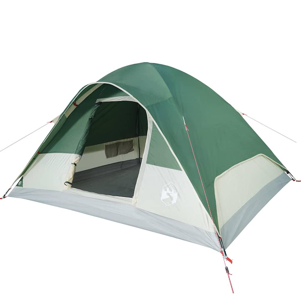 vidaXL Family Tent Dome 6-Person Green Waterproof 5