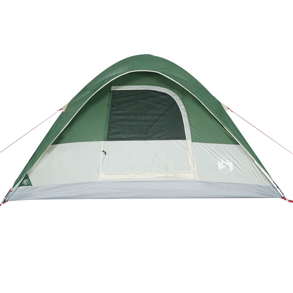 vidaXL Family Tent Dome 6-Person Green Waterproof 6