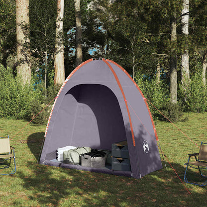 vidaXL Storage Tent Grey and Orange Waterproof 3