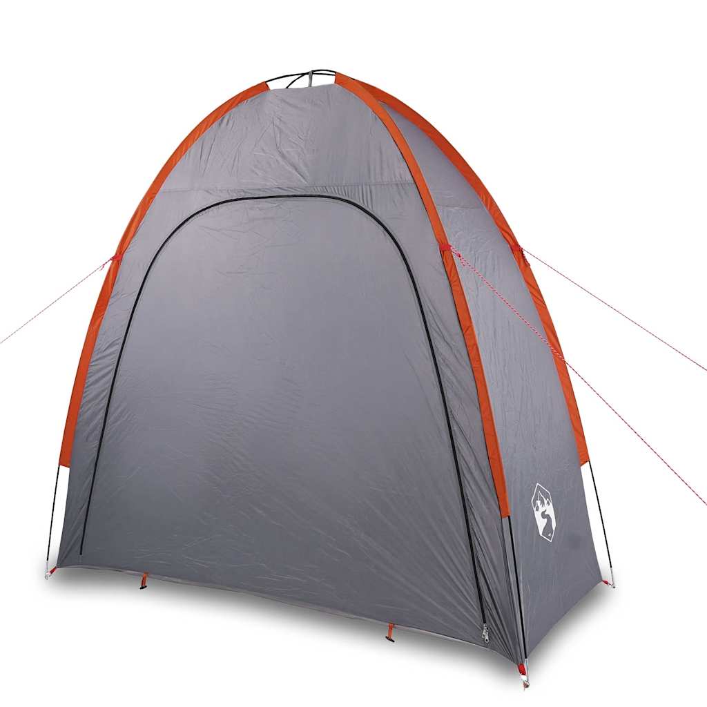 vidaXL Storage Tent Grey and Orange Waterproof 4