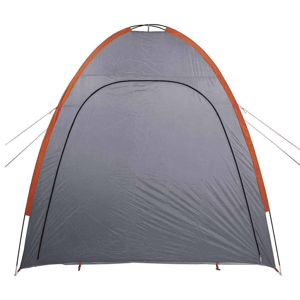 vidaXL Storage Tent Grey and Orange Waterproof 6