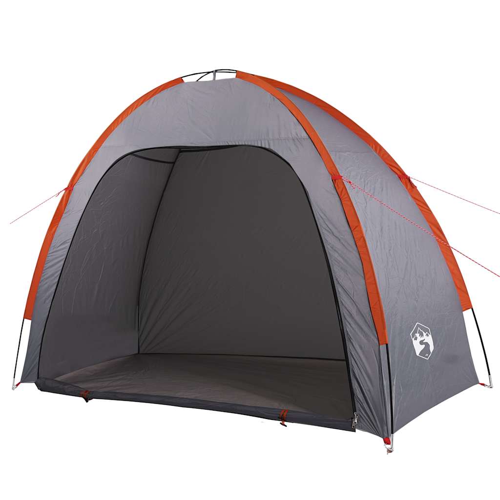 vidaXL Storage Tent Grey and Orange Waterproof 2