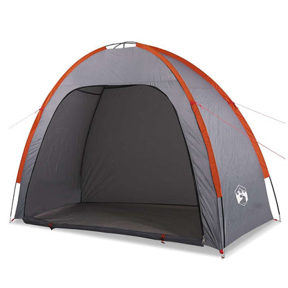 vidaXL Storage Tent Grey and Orange Waterproof 4