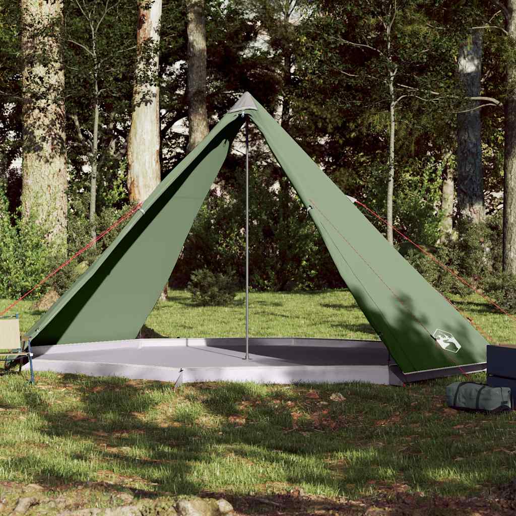 Family Tent Tipi 8-Person Waterproof in Green