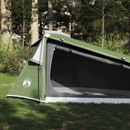 vidaXL Camping Tent Tunnel 2-Person Green Waterproof 1