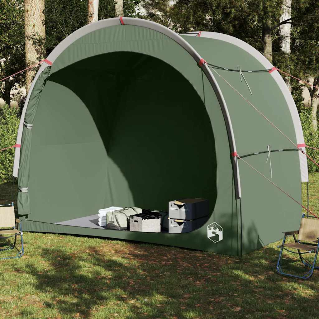 vidaXL Storage Tent Green Waterproof 3