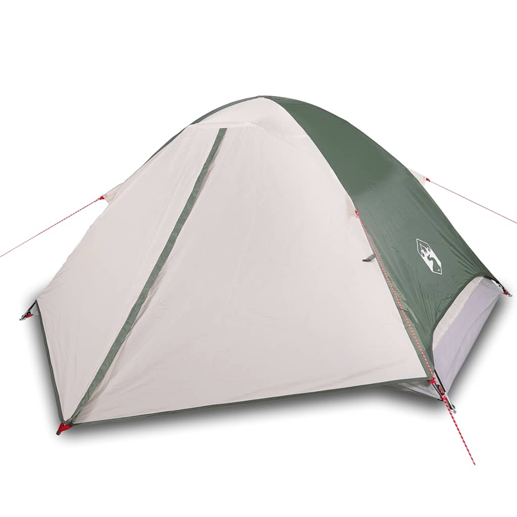 vidaXL Camping Tent Dome 4-Person Green Waterproof 4