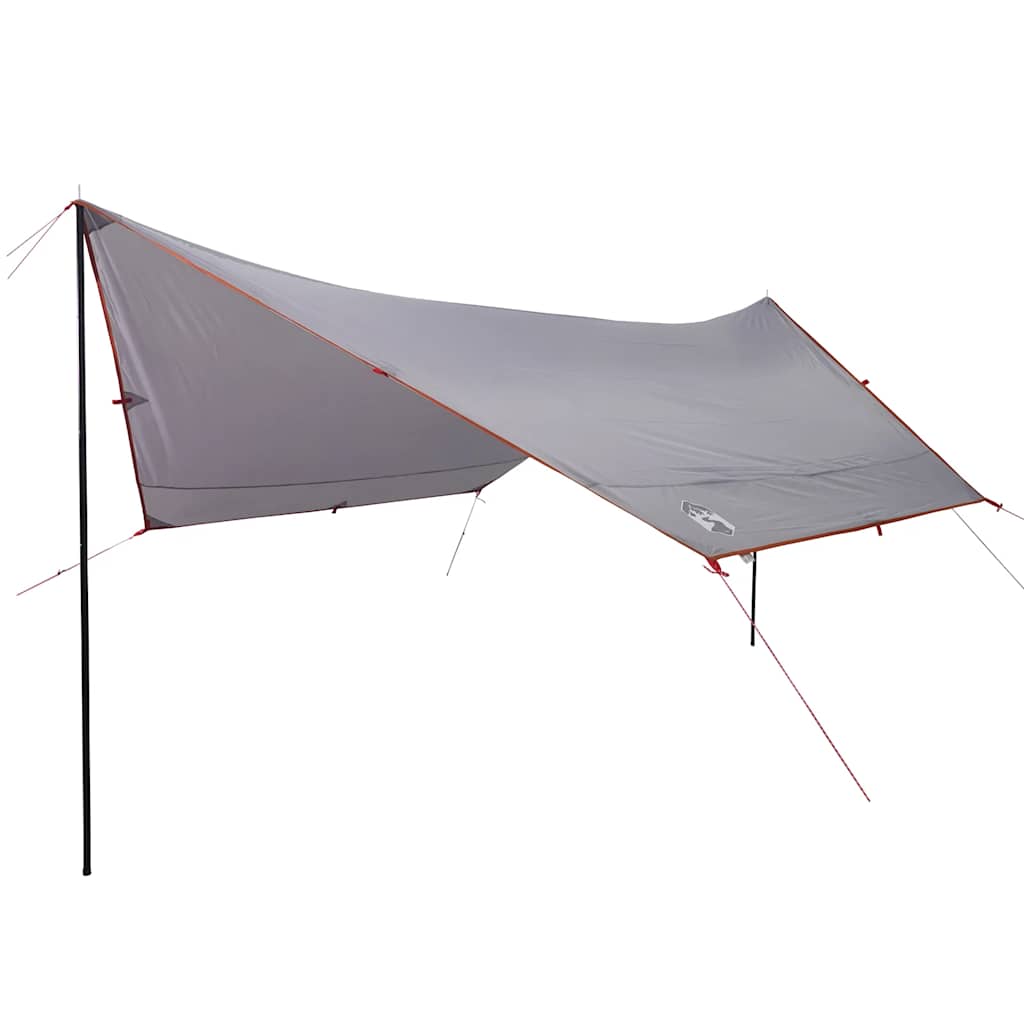 vidaXL Camping Tarp Grey and Orange 430x380x210 cm Waterproof 2