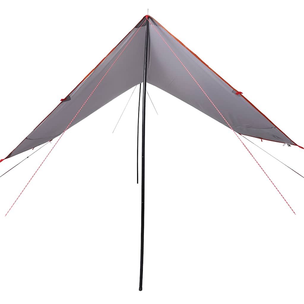 vidaXL Camping Tarp Grey and Orange 430x380x210 cm Waterproof 3
