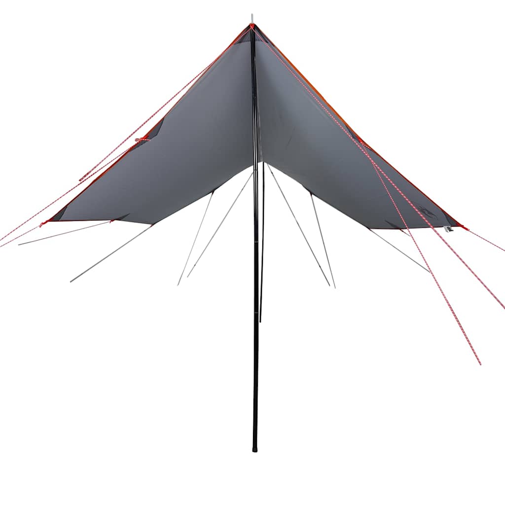 vidaXL Camping Tarp Grey and Orange 460x305x210 cm Waterproof 3