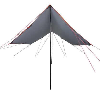 vidaXL Camping Tarp Grey and Orange 460x305x210 cm Waterproof 3