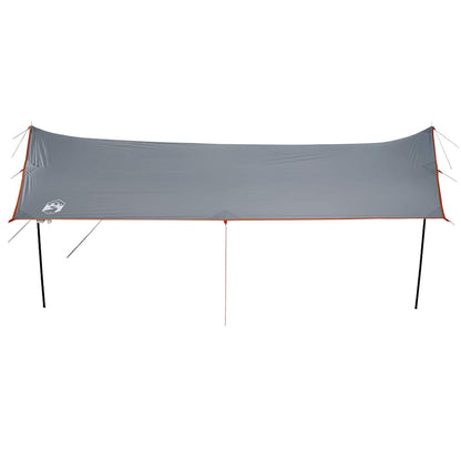 vidaXL Camping Tarp Grey and Orange 460x305x210 cm Waterproof 5