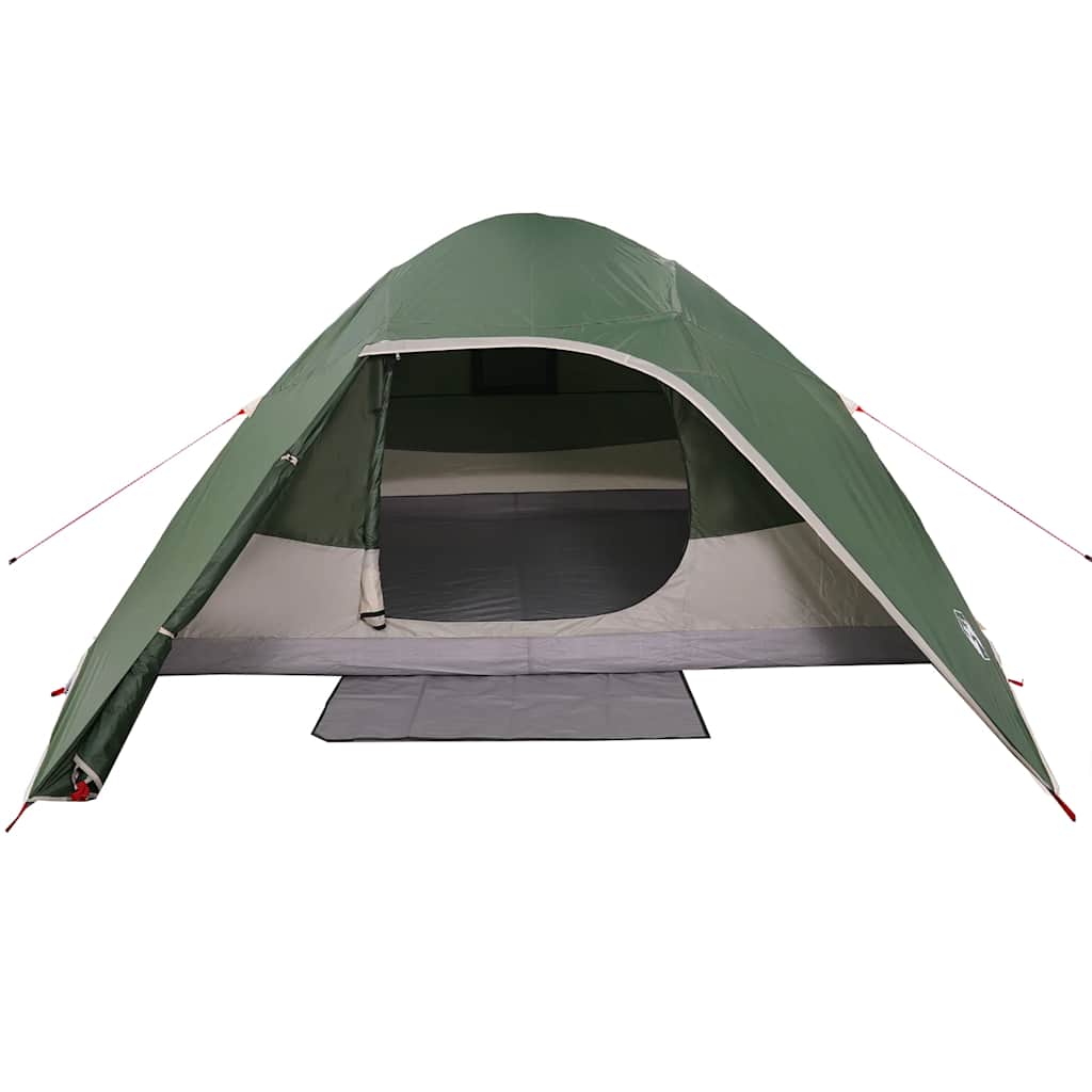 vidaXL Camping Tent Dome 4-Person Green Waterproof 6