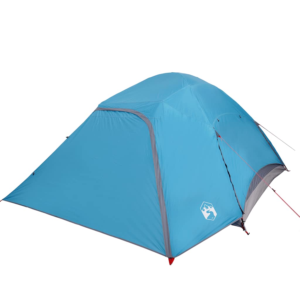 vidaXL Camping Tent Dome 4-Person Blue Waterproof 5