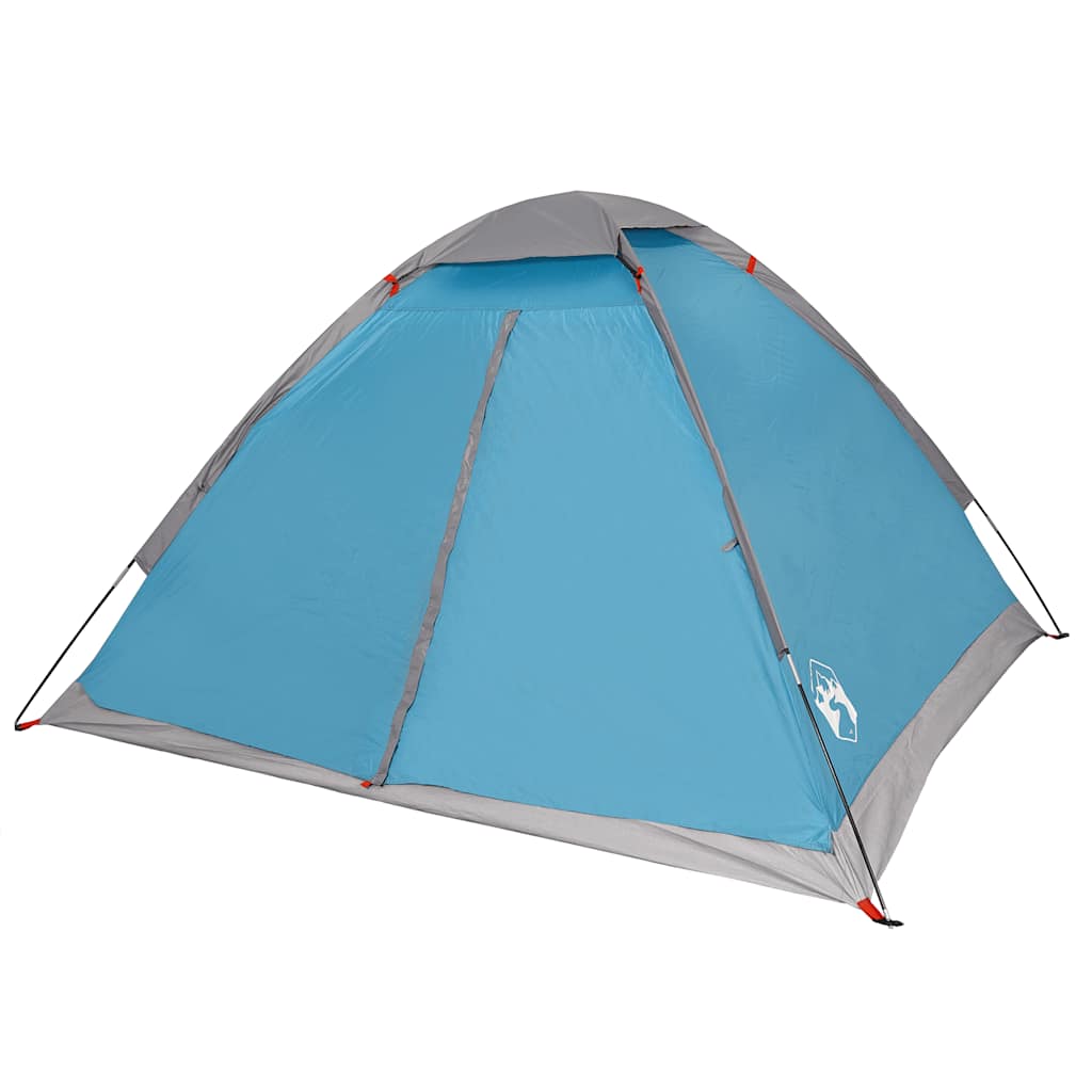 vidaXL Camping Tent Dome 4-Person Blue Waterproof 6