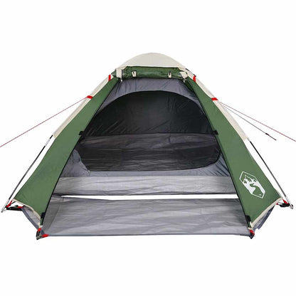 vidaXL Camping Tent Dome 4-Person Green Waterproof 6