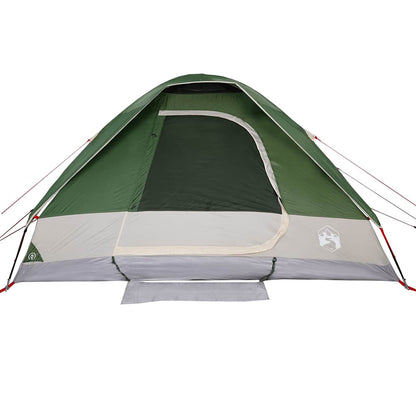 vidaXL Camping Tent Dome 4-Person Green Waterproof 6